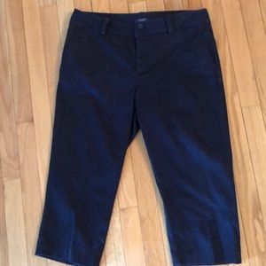Chaps Capri pants Navy Sz 12p